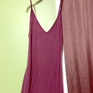 Maroon summer dress